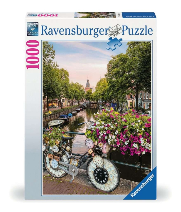 Ravensburger Puzzel Fiets Amsterdam 1000p in de groep SPEELGOED, KINDER- & BABYPRODUCTEN / Speelgoed / Puzzels bij TP E-commerce Nordic AB (C86105)