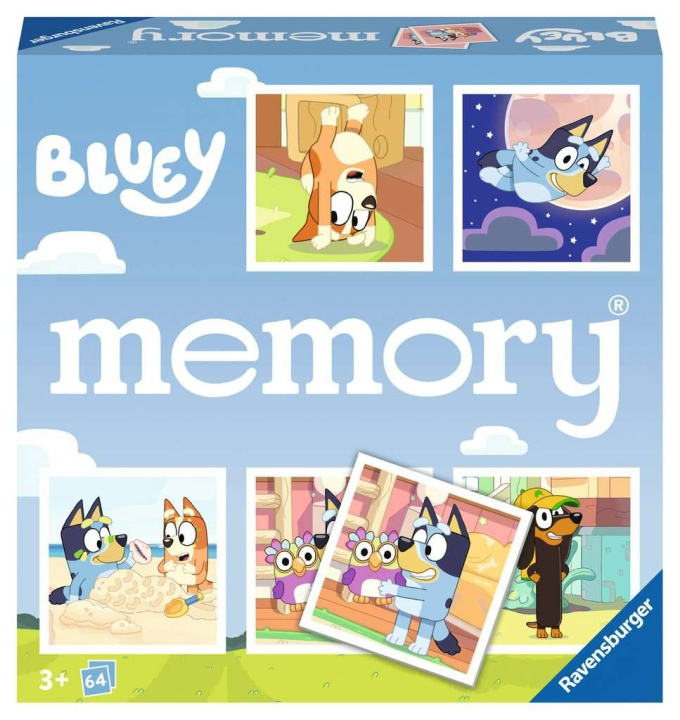 Ravensburger Bluey memory® in de groep SPEELGOED, KINDER- & BABYPRODUCTEN / Spelletje / Bordspellen bij TP E-commerce Nordic AB (C86121)