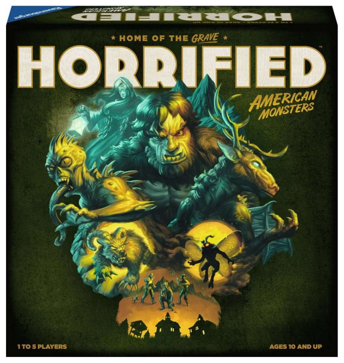 Ravensburger Horrified Am. Monsters EN in de groep SPEELGOED, KINDER- & BABYPRODUCTEN / Speelgoed / Bordspellen / Familiespellen bij TP E-commerce Nordic AB (C86122)