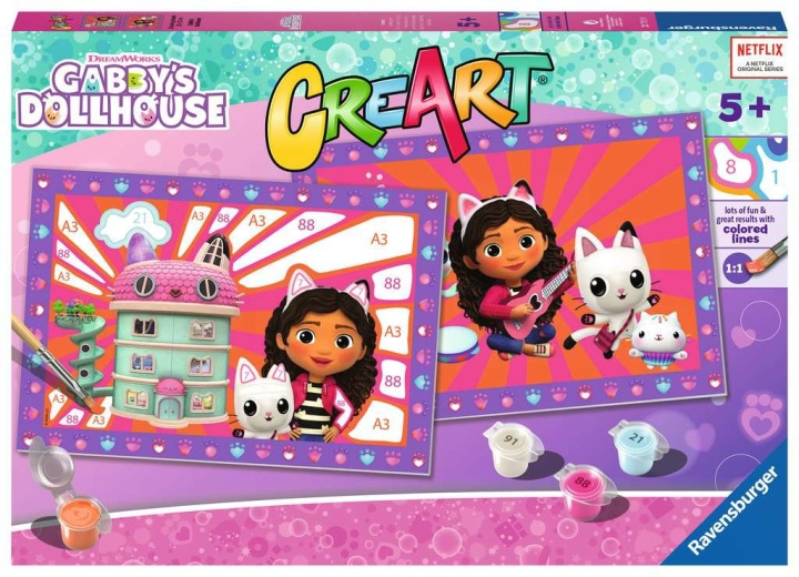 Ravensburger CreArt Gabby\'s poppenhuis in de groep SPEELGOED, KINDER- & BABYPRODUCTEN / Speelgoed / Tekenen & Tellen bij TP E-commerce Nordic AB (C86130)