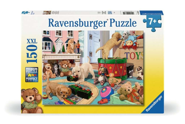 Ravensburger Puzzel Little Paws Speeltijd 150p in de groep SPEELGOED, KINDER- & BABYPRODUCTEN / Speelgoed / Puzzels bij TP E-commerce Nordic AB (C86140)