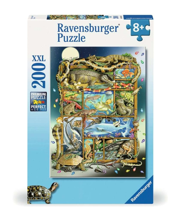 Ravensburger Ravensbruger - Puzzel vissen en reptielen menagerie 200p in de groep SPEELGOED, KINDER- & BABYPRODUCTEN / Speelgoed / Puzzels bij TP E-commerce Nordic AB (C86141)