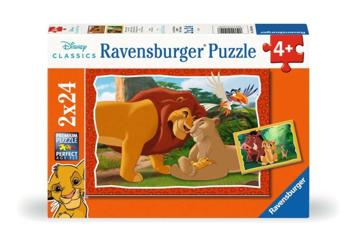 Ravensburger Puzzel De Leeuwenkoning 2x24p in de groep SPEELGOED, KINDER- & BABYPRODUCTEN / Speelgoed / Puzzels bij TP E-commerce Nordic AB (C86144)