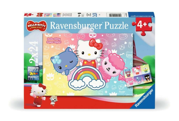 Ravensburger Puzzel Hello Kitty Super Style 2x24p in de groep SPEELGOED, KINDER- & BABYPRODUCTEN / Speelgoed / Puzzels bij TP E-commerce Nordic AB (C86145)