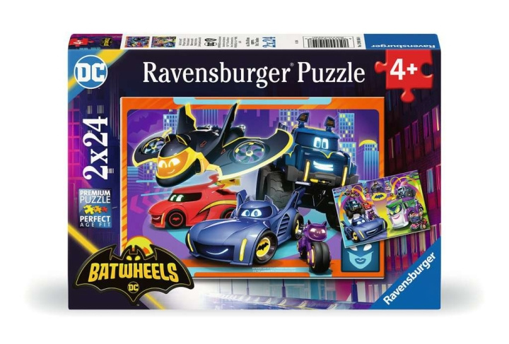 Ravensburger Puzzel Batwheels 2x24p in de groep SPEELGOED, KINDER- & BABYPRODUCTEN / Speelgoed / Kinderpuzzel bij TP E-commerce Nordic AB (C86150)