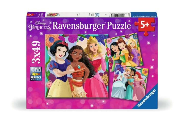 Ravensburger Puzzel Disney Prinses 3x49p in de groep SPEELGOED, KINDER- & BABYPRODUCTEN / Speelgoed / Puzzels bij TP E-commerce Nordic AB (C86152)