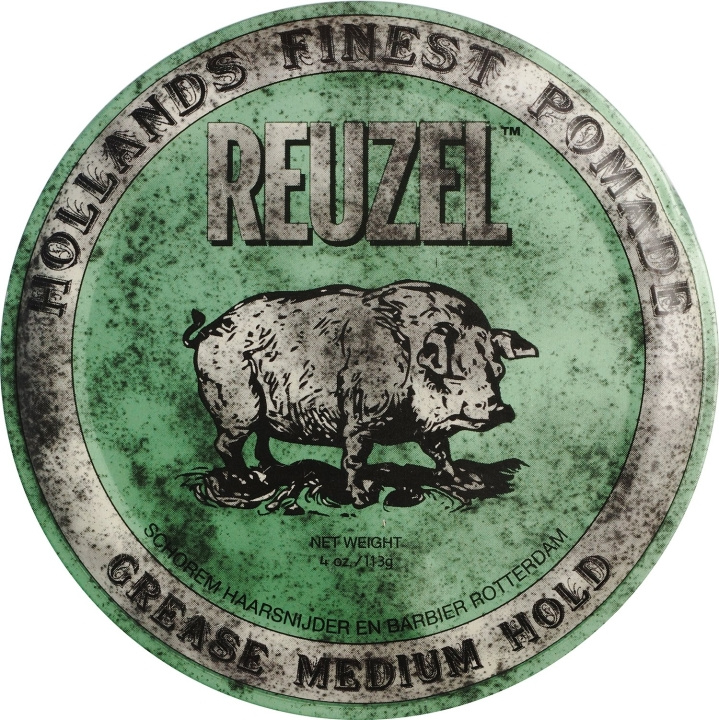 Reuzel Green Grease Medium Hold Pomade 113 ml in de groep BEAUTY & HEALTH / Haar & Styling / Hair styling / Pommade bij TP E-commerce Nordic AB (C86159)