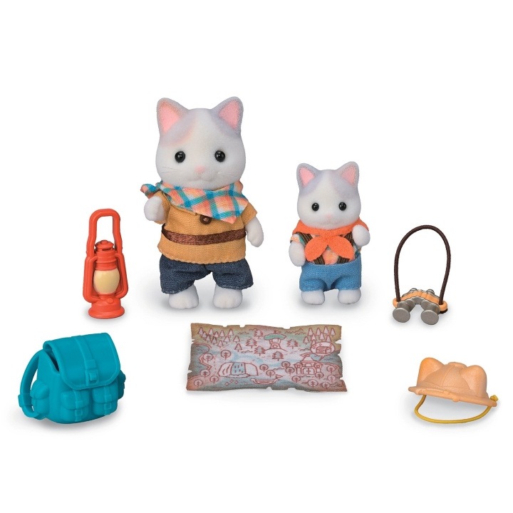 Sylvanian Families Spannende Ontdekkingsset - Latte Cat Broer & Baby (5763) in de groep SPEELGOED, KINDER- & BABYPRODUCTEN / Speelgoed / Figuren, Miniaturen & accessoires bij TP E-commerce Nordic AB (C86179)