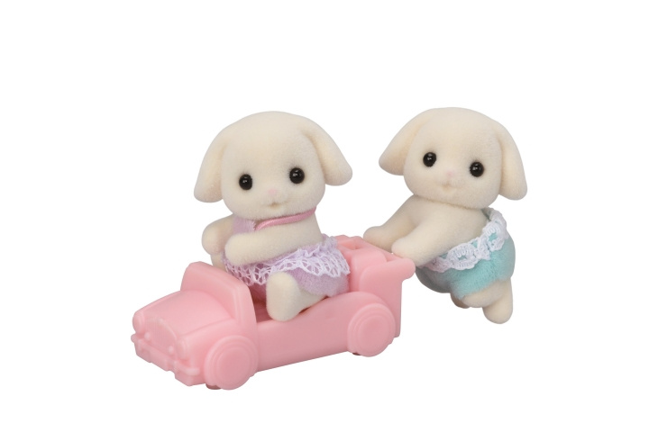 Sylvanian Families Flora Konijn Tweeling (5737) in de groep SPEELGOED, KINDER- & BABYPRODUCTEN / Speelgoed / Figuren, Miniaturen & accessoires bij TP E-commerce Nordic AB (C86182)