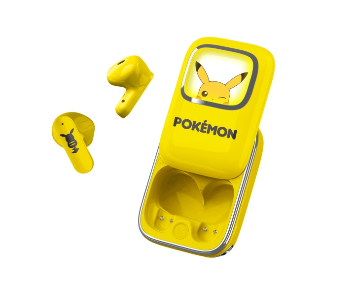 OTL Pokemon Pikachu Slide TWS oortelefoon in de groep HOME ELECTRONICS / Audio & Beeld / Koptelefoon & Accessoires / Koptelefoon bij TP E-commerce Nordic AB (C86235)