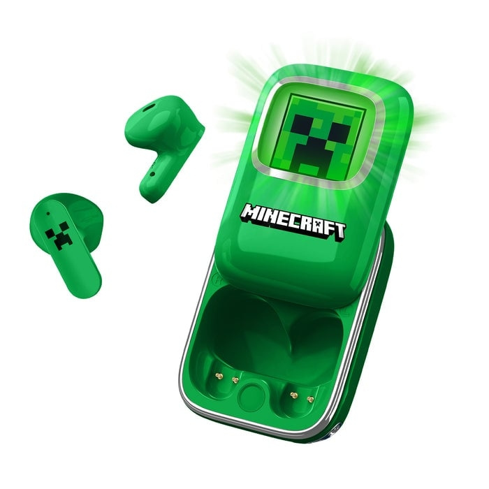 OTL Minecraft Creeper Slide TWS oortelefoon in de groep HOME ELECTRONICS / Audio & Beeld / Koptelefoon & Accessoires / Koptelefoon bij TP E-commerce Nordic AB (C86239)