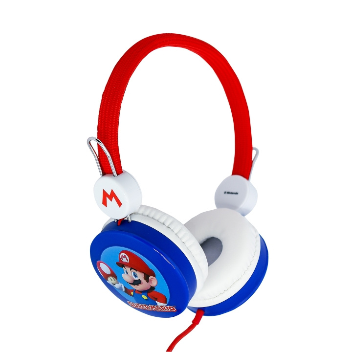 OTL Super Mario hoofdtelefoon voor kinderen in de groep HOME ELECTRONICS / Audio & Beeld / Koptelefoon & Accessoires / Koptelefoon bij TP E-commerce Nordic AB (C86250)