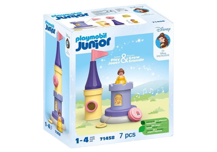 Playmobil JUNIOR & Disney: Belle speeltoren met geluid (71458) in de groep SPEELGOED, KINDER- & BABYPRODUCTEN / Speelgoed / Speelgoed bij TP E-commerce Nordic AB (C86265)