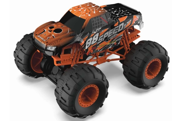 TEC-TOY Snelheidsmonster 1:12, 2,4G 7,4V, gyro & geluid - Oranje (471259) in de groep SPEELGOED, KINDER- & BABYPRODUCTEN / Op afstand bestuurbaar / Afstand bestuurbare auto\'s bij TP E-commerce Nordic AB (C86308)