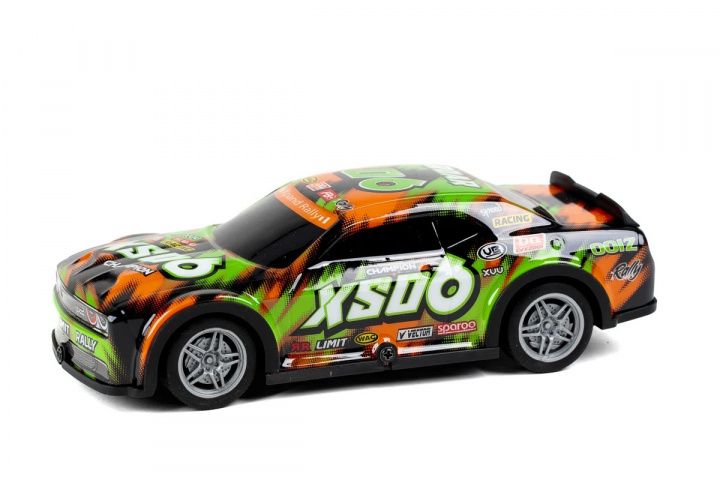 TEC-TOY Roar SXO6 w/light R/C 1:22, 27MHz - Groen/Oranje (471254) in de groep SPEELGOED, KINDER- & BABYPRODUCTEN / Op afstand bestuurbaar / Afstand bestuurbare auto\'s bij TP E-commerce Nordic AB (C86316)