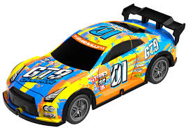 TEC-TOY Champion GT9 w/light R/C 1:22, 27MHz - Geel/Blauw (471250) in de groep SPEELGOED, KINDER- & BABYPRODUCTEN / Op afstand bestuurbaar / Afstand bestuurbare auto\'s bij TP E-commerce Nordic AB (C86318)