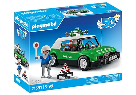 Playmobil 50JAAR Klassieke Politieauto (71591) in de groep SPEELGOED, KINDER- & BABYPRODUCTEN / Speelgoed / Speelgoed bij TP E-commerce Nordic AB (C86321)