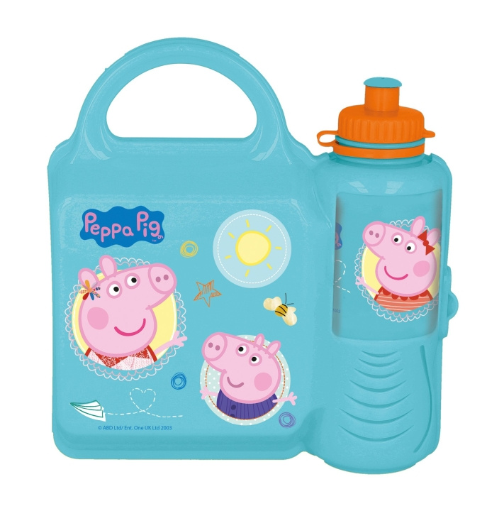 Peppa Pig Peppa Pig Groot - Lunchbox & Waterfles - (13972) in de groep SPEELGOED, KINDER- & BABYPRODUCTEN / Eten & Drinken / Babyflessen & Accessoires bij TP E-commerce Nordic AB (C86376)