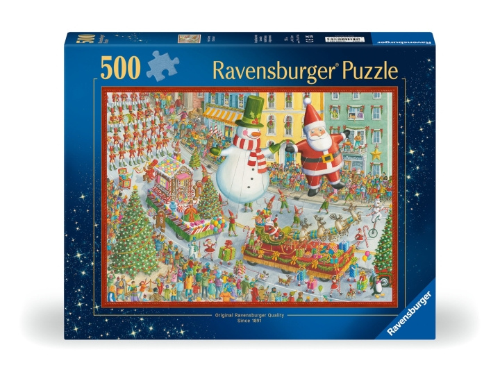 Ravensburger Puzzel Hier komt Kerstmis! 500p (12000382) in de groep SPEELGOED, KINDER- & BABYPRODUCTEN / Speelgoed / Puzzels bij TP E-commerce Nordic AB (C86389)