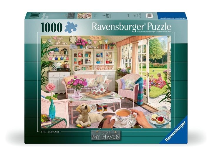 Ravensburger Puzzel Het Theehuis 1000p (12000164) in de groep SPORT, VRIJE TIJD & HOBBY / Hobby / Puzzel bij TP E-commerce Nordic AB (C86402)