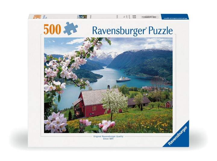 Ravensburger Puzzel Scandinavisch Landschap 500p (12000208) in de groep SPORT, VRIJE TIJD & HOBBY / Hobby / Puzzel bij TP E-commerce Nordic AB (C86411)