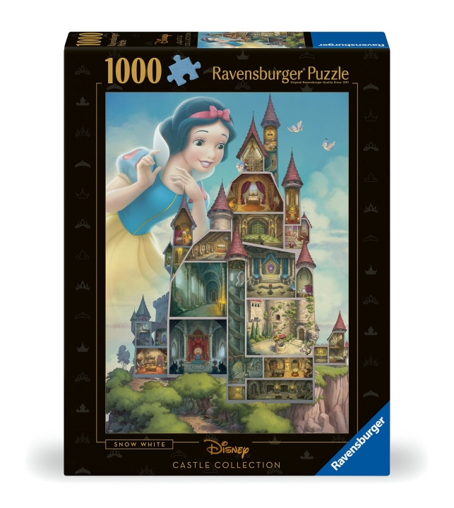 Ravensburger Puzzel Disney Kastelen Sneeuwwitje 1000p (12000257) in de groep SPORT, VRIJE TIJD & HOBBY / Hobby / Puzzel bij TP E-commerce Nordic AB (C86421)