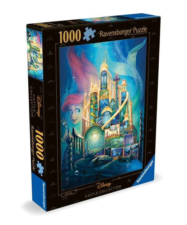 Ravensburger Puzzel Disney Kastelen Ariël 1000p (12000265) in de groep SPEELGOED, KINDER- & BABYPRODUCTEN / Speelgoed / Puzzels bij TP E-commerce Nordic AB (C86431)