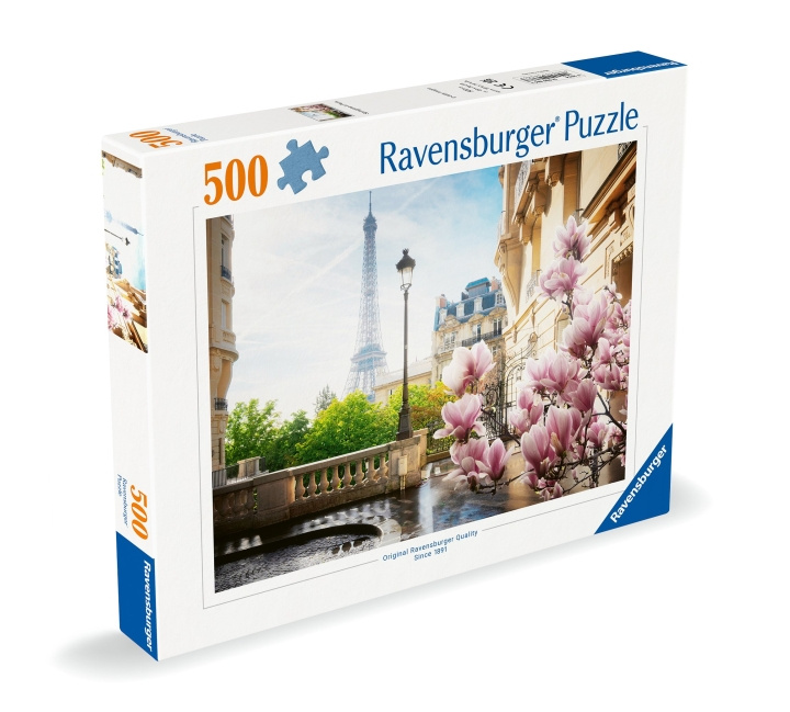 Ravensburger Puzzel Lente in Parijs 500p (12000366) in de groep SPEELGOED, KINDER- & BABYPRODUCTEN / Speelgoed / Puzzels bij TP E-commerce Nordic AB (C86449)