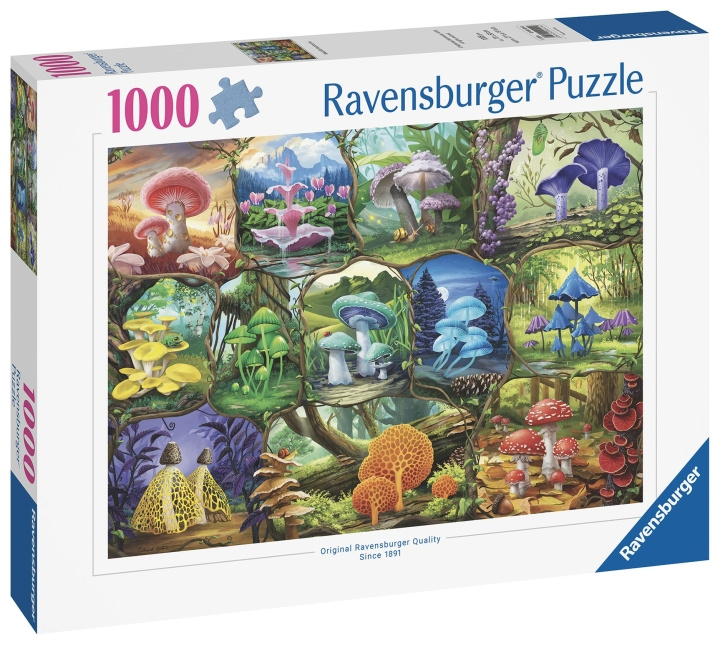 Ravensburger Puzzel Prachtige Paddenstoelen 1000p (12000424) in de groep SPEELGOED, KINDER- & BABYPRODUCTEN / Speelgoed / Puzzels bij TP E-commerce Nordic AB (C86456)