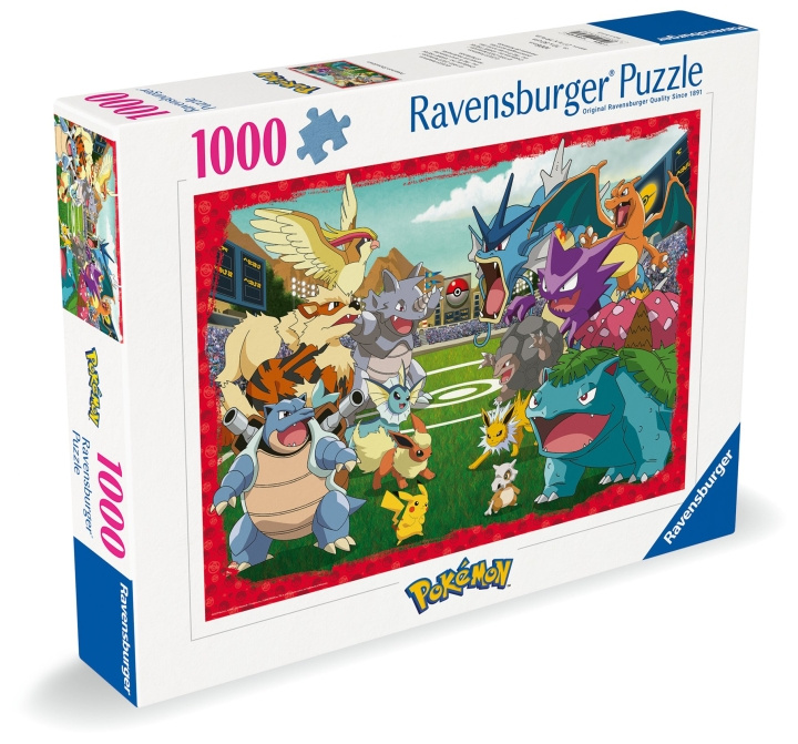 Ravensburger Puzzel Pokémon Showdown 1000p (12000628) in de groep SPEELGOED, KINDER- & BABYPRODUCTEN / Speelgoed / Puzzels bij TP E-commerce Nordic AB (C86460)