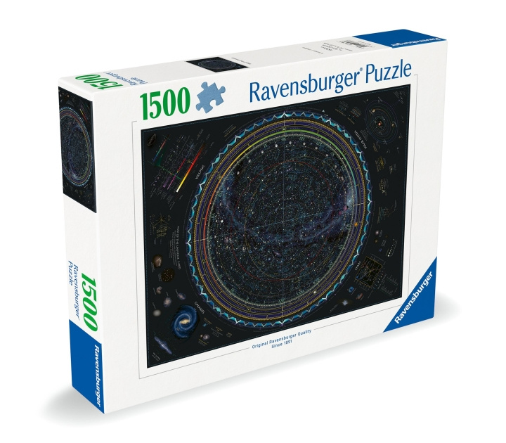 Ravensburger Puzzel Kaart van het Universum 1500p (12000703) in de groep SPEELGOED, KINDER- & BABYPRODUCTEN / Speelgoed / Puzzels bij TP E-commerce Nordic AB (C86471)