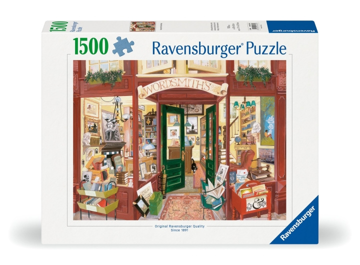 Ravensburger Puzzel Wordsmith\'s Bookshop 1500p (12000728) in de groep SPEELGOED, KINDER- & BABYPRODUCTEN / Speelgoed / Puzzels bij TP E-commerce Nordic AB (C86475)