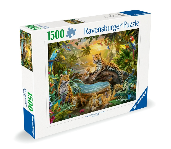 Ravensburger Puzzel Luipaard Familie In De Jungle 1500p (12000738) in de groep SPEELGOED, KINDER- & BABYPRODUCTEN / Speelgoed / Puzzels bij TP E-commerce Nordic AB (C86479)