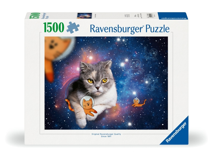 Ravensburger Puzzel Cats In Space 1500p (12000742) in de groep SPEELGOED, KINDER- & BABYPRODUCTEN / Speelgoed / Puzzels bij TP E-commerce Nordic AB (C86485)