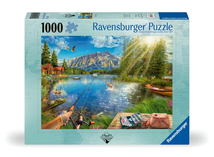 Ravensburger Puzzel Life At The Lake 1000p (12000877) in de groep SPEELGOED, KINDER- & BABYPRODUCTEN / Speelgoed / Puzzels bij TP E-commerce Nordic AB (C86551)