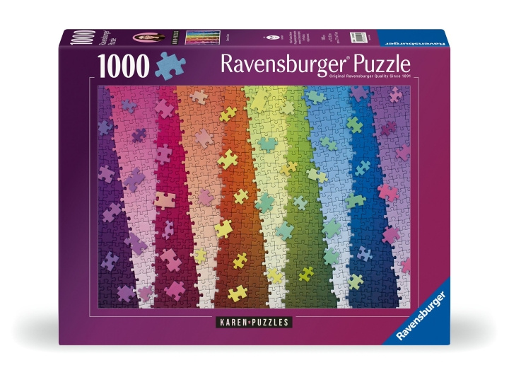 Ravensburger Puzzel Kleuren op Kleuren 1000p (12001027) in de groep SPORT, VRIJE TIJD & HOBBY / Hobby / Puzzel bij TP E-commerce Nordic AB (C86558)