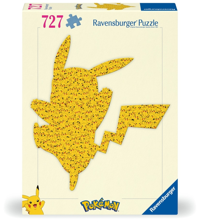 Ravensburger Puzzel Pokémon Shaped Pikachu 727p (12001212) in de groep SPEELGOED, KINDER- & BABYPRODUCTEN / Speelgoed / Puzzels bij TP E-commerce Nordic AB (C86564)