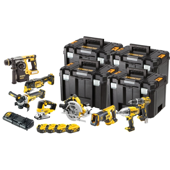 DeWALT DWDCK865P4T-QW 18V 8PAK 4X5AH, TSTAK in de groep HUISHOUDEN & TUIN / Gereedschap / Boormachines bij TP E-commerce Nordic AB (C86572)