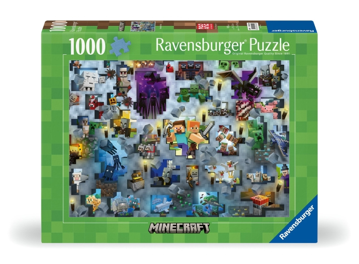 Ravensburger Puzzel Minecraft Mobs 1000p (12000422) in de groep SPEELGOED, KINDER- & BABYPRODUCTEN / Speelgoed / Puzzels bij TP E-commerce Nordic AB (C86588)