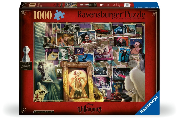 Ravensburger Puzzel Villainous Cruella de Vil 1000p (12001124) in de groep SPEELGOED, KINDER- & BABYPRODUCTEN / Speelgoed / Puzzels bij TP E-commerce Nordic AB (C86591)