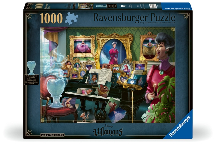 Ravensburger Puzzel Villainous Lady Tremaine 1000p (12001126) in de groep SPORT, VRIJE TIJD & HOBBY / Hobby / Puzzel bij TP E-commerce Nordic AB (C86593)