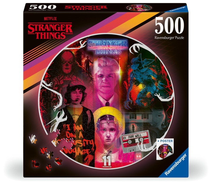 Ravensburger Puzzel Cirkel van Kleuren Stranger Things 500p (12001227) in de groep SPEELGOED, KINDER- & BABYPRODUCTEN / Speelgoed / Kinderpuzzel bij TP E-commerce Nordic AB (C86597)