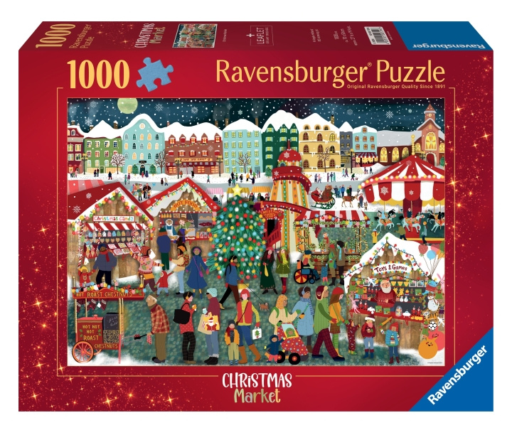 Ravensburger Puzzel Kerstmarkt 1000p (12000729) in de groep SPORT, VRIJE TIJD & HOBBY / Hobby / Puzzel bij TP E-commerce Nordic AB (C86605)