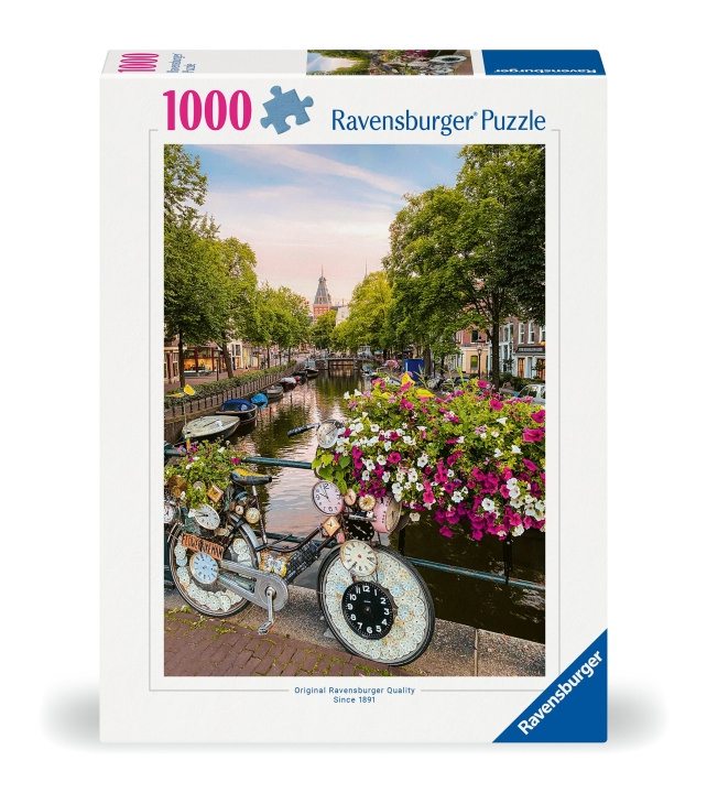 Ravensburger Puzzel Fiets Amsterdam 1000p (12000780) in de groep SPORT, VRIJE TIJD & HOBBY / Hobby / Puzzel bij TP E-commerce Nordic AB (C86606)