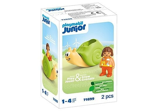 Playmobil Junior: Schommelende slak met rammelaar (71699) in de groep SPEELGOED, KINDER- & BABYPRODUCTEN / Speelgoed / Speelset bij TP E-commerce Nordic AB (C86621)