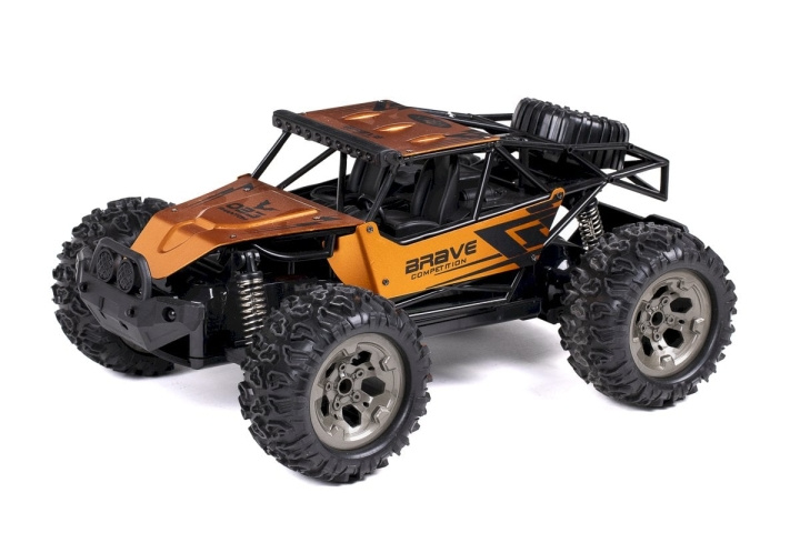 TEC-TOY Brave R/C 1:12 2,4GHz 7,4V 500mAh Li-Ion - oranje (471261) in de groep SPEELGOED, KINDER- & BABYPRODUCTEN / Op afstand bestuurbaar / Afstand bestuurbare auto\'s bij TP E-commerce Nordic AB (C86622)