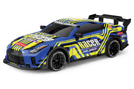 TEC-TOY Racer R/C 1:18 2,4GHz met licht & Try Me - blauw/geel (471267) in de groep SPEELGOED, KINDER- & BABYPRODUCTEN / Op afstand bestuurbaar / Afstand bestuurbare auto\'s bij TP E-commerce Nordic AB (C86625)