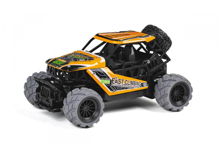 TEC-TOY King Climber R/C 1:18 2,4G 3,7V Li-ion - oranje (471415) in de groep SPEELGOED, KINDER- & BABYPRODUCTEN / Op afstand bestuurbaar / Afstand bestuurbare auto\'s bij TP E-commerce Nordic AB (C86633)