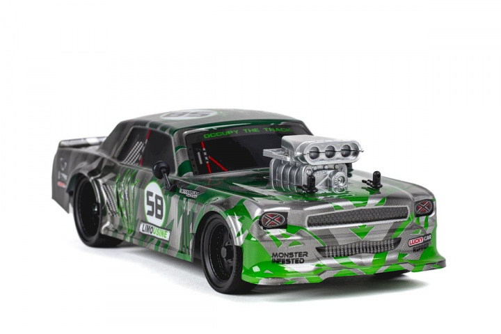 TEC-TOY Extreme Racing R/C 1:16 2,4G 3,7V Li-ion - groen (471420) in de groep SPEELGOED, KINDER- & BABYPRODUCTEN / Op afstand bestuurbaar / Afstand bestuurbare auto\'s bij TP E-commerce Nordic AB (C86634)