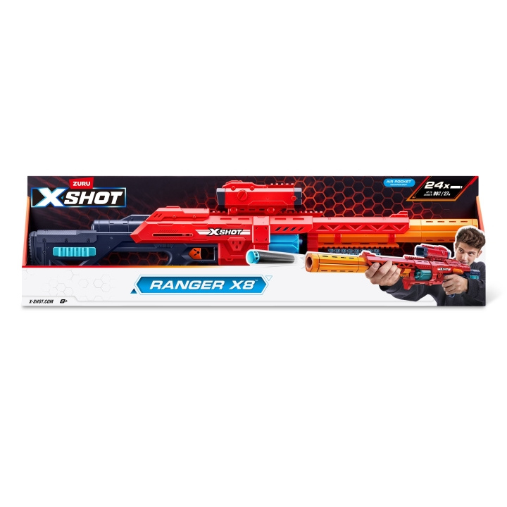 X-Shot Excel serie 1 Range X8 - (36674) in de groep SPEELGOED, KINDER- & BABYPRODUCTEN / Speelgoed / Actie spel bij TP E-commerce Nordic AB (C86643)